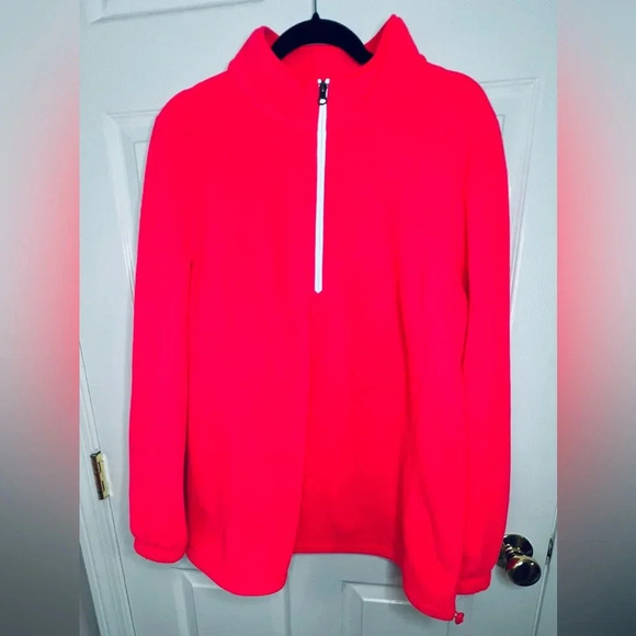EUC LIVI Active Half-Zip Polar Fleece Pullover, Size 14/16, Diva Pink - Picture 4 of 8